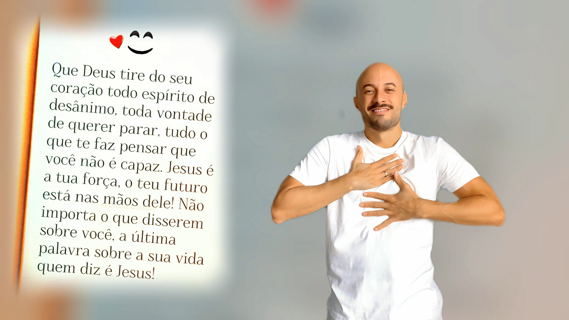 Não desanime